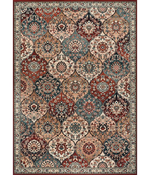 Couristan Old World Classic Antique Red Rug 4373/5430 4 ft. 6 in. X 6 ft. 6 in. Rectangle - Rugs Town Couristan Old World Classic Antique Red 4373/5430 4 ft. 6 in. X 6 ft. 6 in. Rectangle Rug