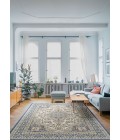 Couristan Old World Classic Alabaster Rug 4538/1011 6 ft. 6 in. X 9 ft. 10 in. Rectangle - Rugs Town Couristan Old World Classic Alabaster/Powder Blue 4538/1011 6 ft. 6 in. X 9 ft. 10 in. Rectangle Rug