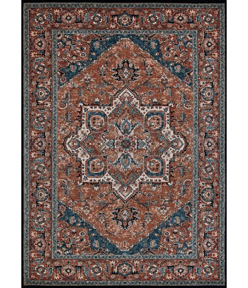 Couristan Old World Classic  Antique Mashad 9' Runner Burnished Clay  Area Rug