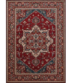 Couristan Old World Classics Antique Mashad Antique Red Area Rug 6 ft. 6 in. X 9 ft. 10 in. Rectangle