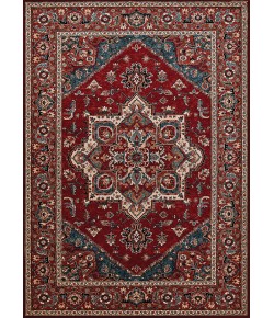Couristan Old World Classics Antique Mashad Antique Red Area Rug 4 ft. 6 in. X 6 ft. 6 in. Rectangle