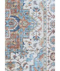 Pasha Area Rug Couristan Pasha Sarouk 5' x 8' Navy Area Rug