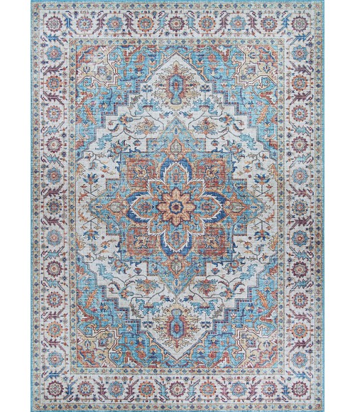 Pasha Area Rug Couristan Pasha Sarouk 5' x 8' Navy Area Rug
