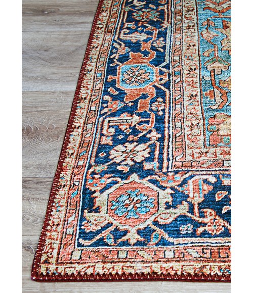 Pasha Area Rug Couristan Pasha Heriz 5' x 8' Ruby Area Rug