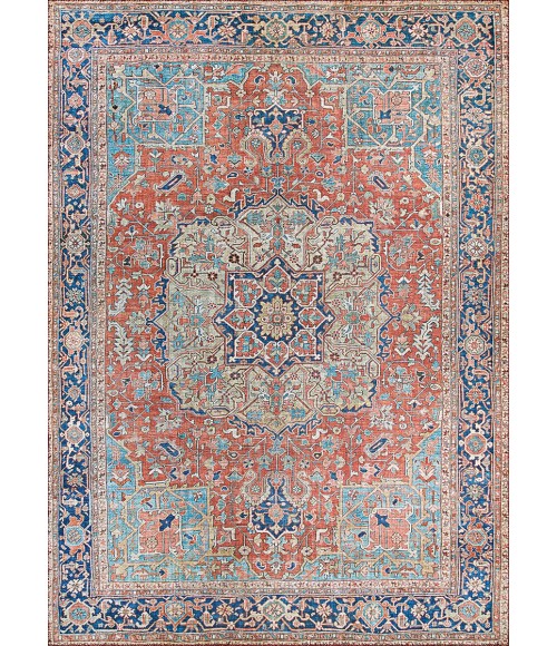 Pasha Area Rug Couristan Pasha Heriz 5' x 8' Ruby Area Rug