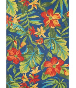 Couristan Covington Tropical Orchi Dazureforgreenred Area Rug 8 ft. X 11 ft. Rectangle