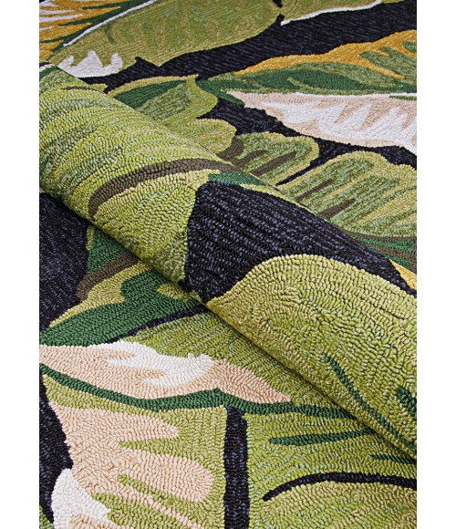 Covington Area Rug Couristan Covington Rainforest 4' x 6' Forest Green/Black Area Rug