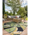Covington Area Rug Couristan Covington Rainforest 4' x 6' Forest Green/Black Area Rug
