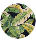 Covington Area Rug Couristan Covington Rainforest 4' x 6' Forest Green/Black Area Rug