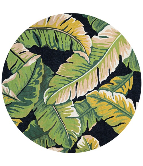 Covington Area Rug Couristan Covington Rainforest 4' x 6' Forest Green/Black Area Rug