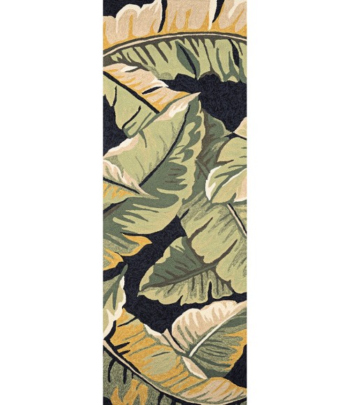 Covington Area Rug Couristan Covington Rainforest 4' x 6' Forest Green/Black Area Rug
