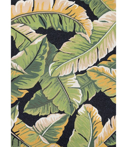 Covington Area Rug Couristan Covington Rainforest 4' x 6' Forest Green/Black Area Rug
