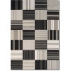 Couristan Afuera Patchwork Onyx/Ivory Area Rug 2 ft. 2 X 11 ft. 9 Rectangle