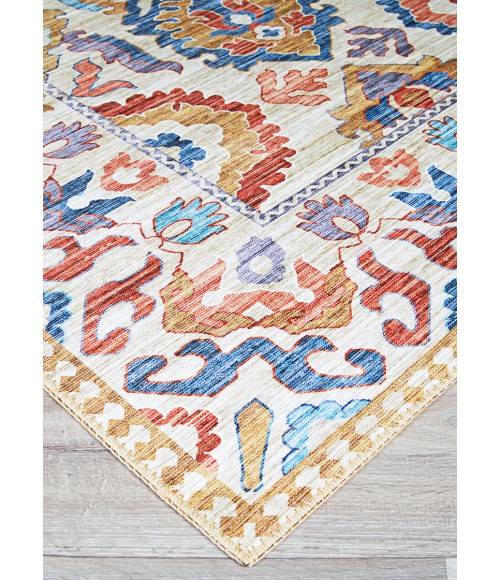 Pasha Area Rug Couristan Pasha Tribal 8' Runner Ivory Area Rug