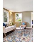 Pasha Area Rug Couristan Pasha Tribal 8' Runner Ivory Area Rug