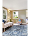 Pasha Area Rug Couristan Pasha Sari 5' x 8' Sapphire Area Rug