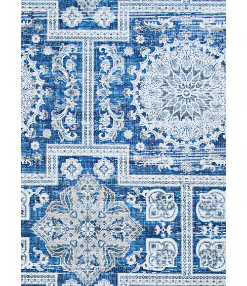 Pasha Area Rug Couristan Pasha Sari 5' x 8' Sapphire Area Rug