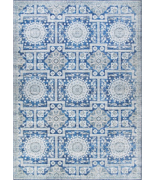 Pasha Area Rug Couristan Pasha Sari 5' x 8' Sapphire Area Rug