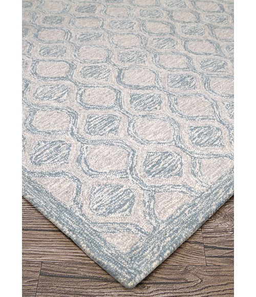 Couristan Silverthorne Cornflower 5102/0001 5 ft. X 8 ft. Rectangle Rug