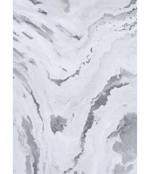 Couristan Serenity Abstract Marble 6' x 9' Opal/Mushroom Area Rug