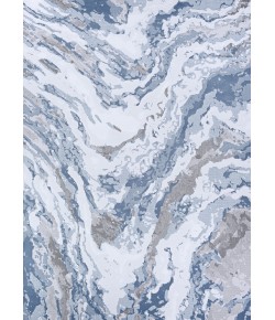 Couristan Serenity Abstractmarble Grey/Opal Area Rug 6 ft. 6 in. X 9 ft. 6 in. Rectangle