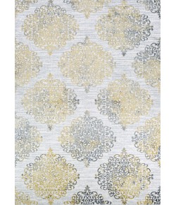 Couristan Calinda Montebello Gold/Silver/Ivry Area Rug 6 ft. 6 in. X 9 ft. 6 in. Rectangle