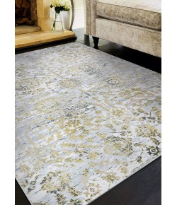 Couristan Calinda Marlowe Gold/Silver/Ivry Area Rug 5 ft. 3 in. X 7 ft. 6 in. Rectangle