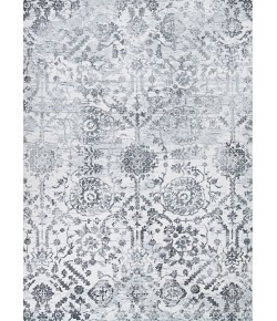 Couristan Calinda Marlowe Chrome Area Rug 6 ft. 6 in. X 9 ft. 6 in. Rectangle