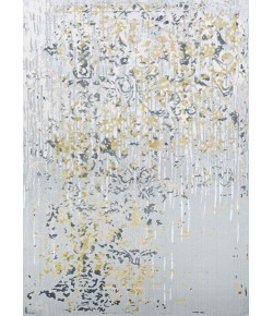 Couristan Calinda Emmett Gold/Silver/Ivry Area Rug 2 ft. 3 in. X 7 ft. 6 in. Rectangle