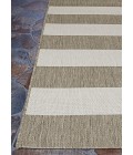 Couristan Afuera Yacht Club Long Runner Tan/Ivory Area Rug