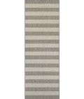 Couristan Afuera Yacht Club 2' x 4' Tan/Ivory Area Rug