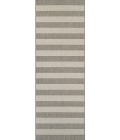 Couristan Afuera Yacht Club 2' x 4' Tan/Ivory Area Rug