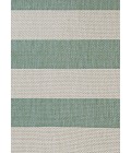 Couristan Afuera Yacht Club 2' x 4' Sea Mist/Ivory Area Rug