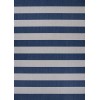 Couristan Afuera Yacht Club Midnghtblu/Ivory Area Rug 2 ft. X 3 ft. 7 in. Rectangle