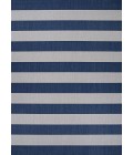 Couristan Afuera Yacht Club Extra Large Midnight Blue /Ivory Area Rug