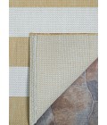 Couristan Afuera Yacht Club 2' x 4' Butterscotch/Ivory Area Rug