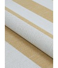 Couristan Afuera Yacht Club 2' x 4' Butterscotch/Ivory Area Rug