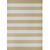 Couristan Afuera Yacht Club Buttrsctch/Ivory Area Rug 2 ft. X 3 ft. 7 in. Rectangle