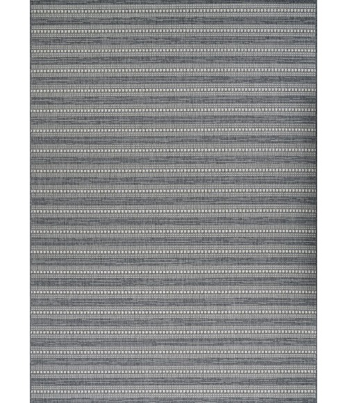 Couristan Afuera Beachcomber 8' Runner Anthracite /Sand Area Rug