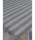 Couristan Afuera Beachcomber 4' x 6' Anthracite /Sand Area Rug