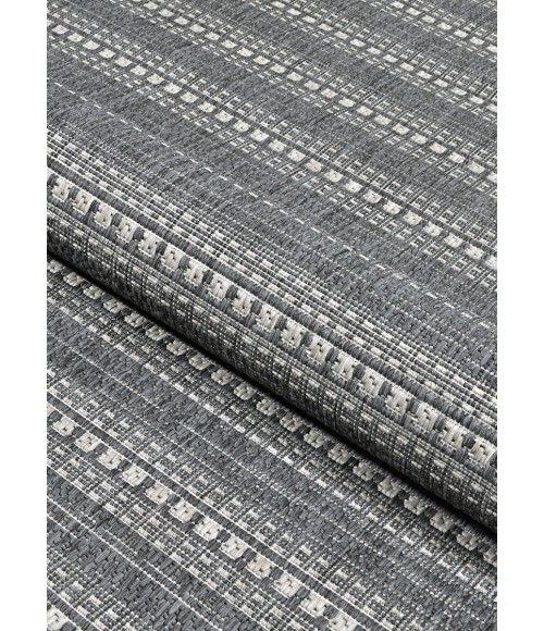 Afuera Area Rug Couristan Afuera Beachcomber Long Runner Anthracite /Sand Area Rug