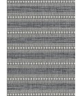 Couristan Afuera Beachcomber 4' x 6' Anthracite /Sand Area Rug