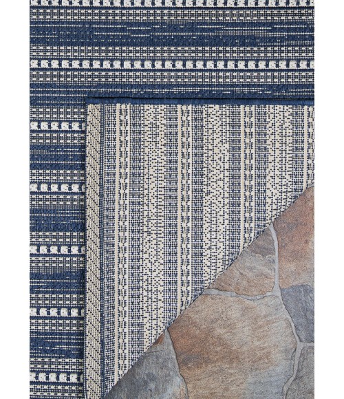 Couristan Afuera Beachcomber 8' Runner Marine /Shell Area Rug