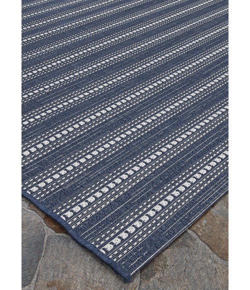 Couristan Afuera Beachcomber 8' Runner Marine /Shell Area Rug