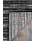 Couristan Afuera Beachcomber Long Runner Onyx/Shell Area Rug