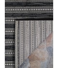 Couristan Afuera Beachcomber 4' x 6' Onyx/Shell Area Rug