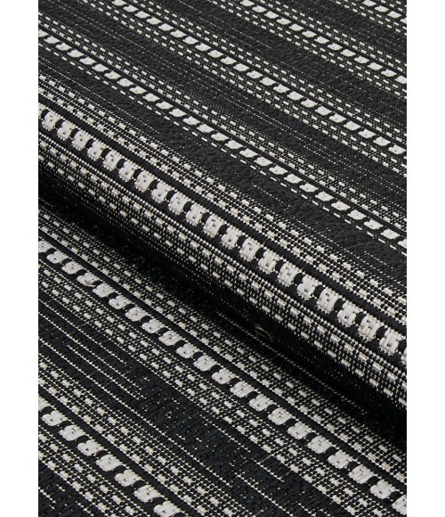 Couristan Afuera Beachcomber 4' x 6' Onyx/Shell Area Rug