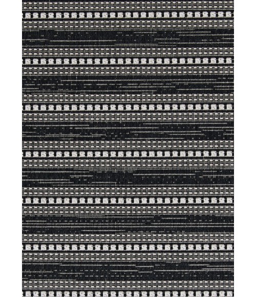 Couristan Afuera Beachcomber Long Runner Onyx/Shell Area Rug