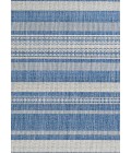 Couristan Recife Gazebo Stripe 6' x 9' Champ/Blue Area Rug