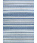 Couristan Recife Gazebo Stripe 6' x 9' Champ/Blue Area Rug